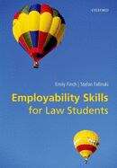 Book cover of Employability Skills For Law Students