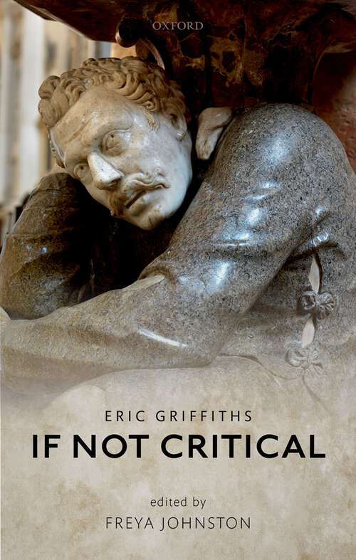 Book cover of If Not Critical