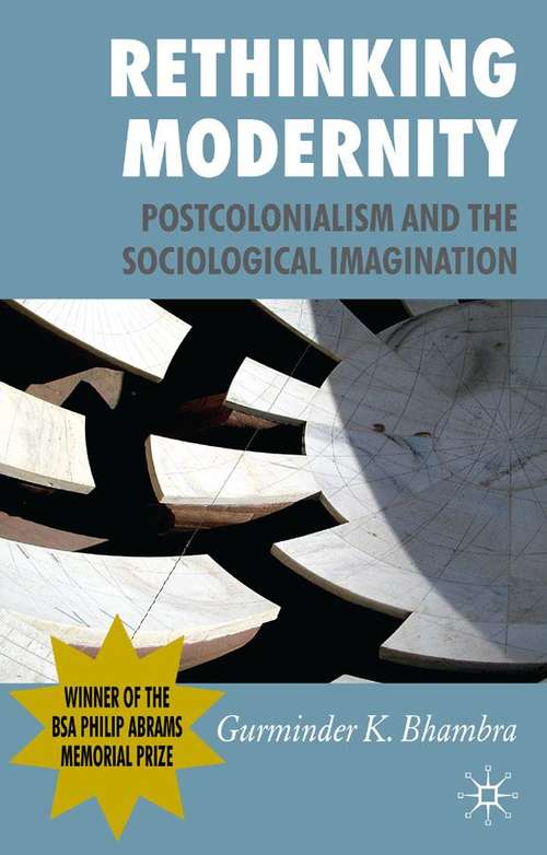 Book cover of Rethinking Modernity: Postcolonialism and the Sociological Imagination (PDF)