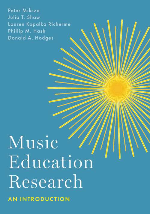 Book cover of Music Education Research: An Introduction