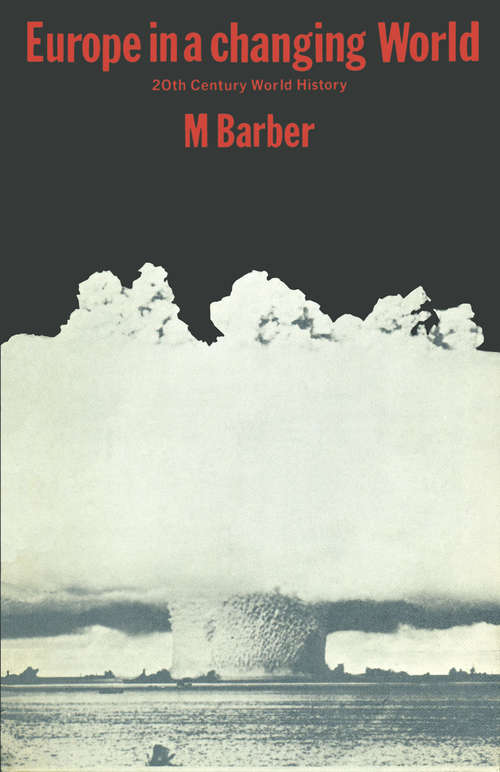 Book cover of Europe in a Changing World: (pdf) (1st ed. 1969)