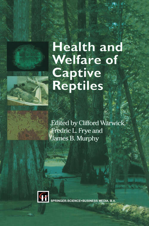 Book cover of Health and Welfare of Captive Reptiles (1995)