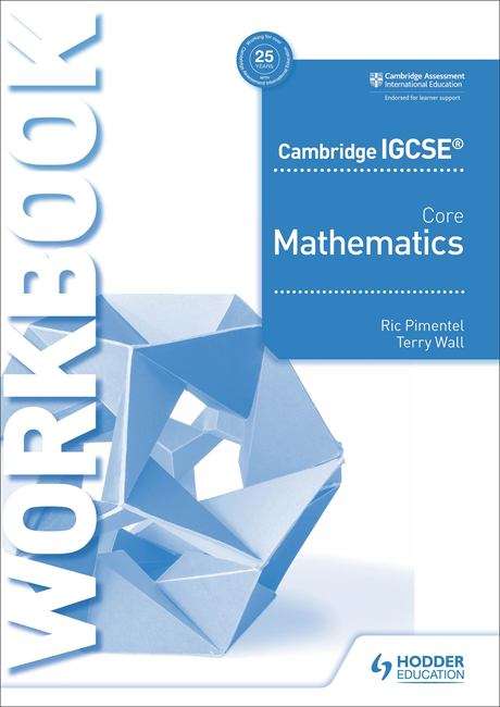 Book cover of Cambridge IGCSE Core Mathematics Workbook (PDF)