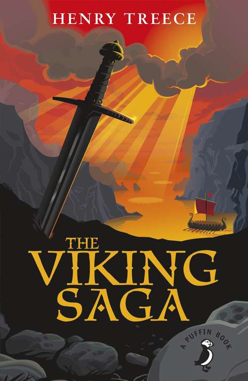 Book cover of The Viking Saga (A Puffin Book)