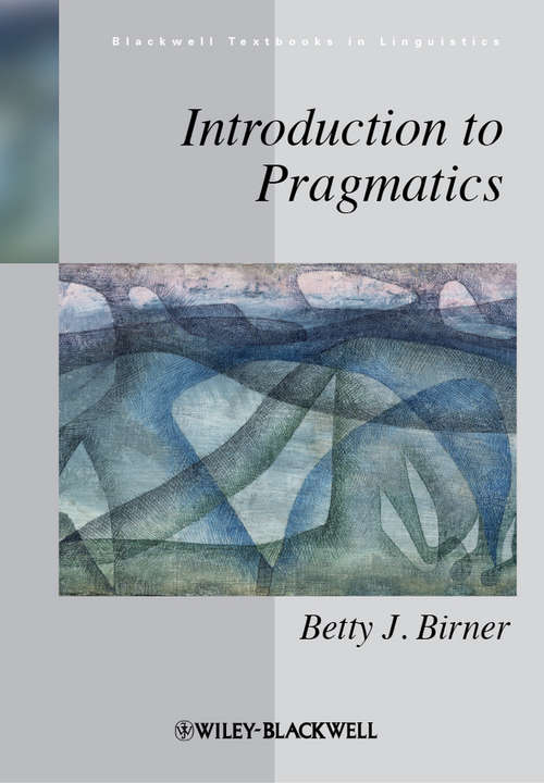 Book cover of Introduction to Pragmatics (Blackwell Textbooks in Linguistics #38)