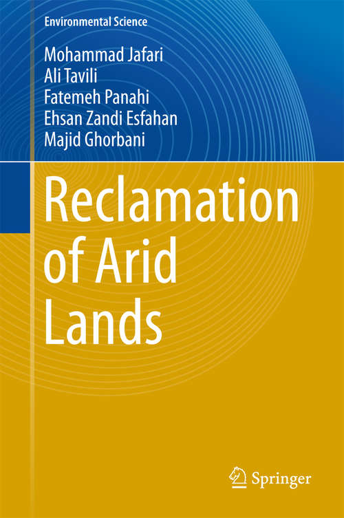 Book cover of Reclamation of Arid Lands (1st ed. 2018) (Environmental Science and Engineering)