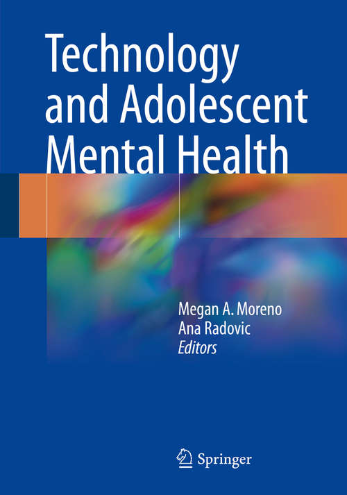 Book cover of Technology and Adolescent Mental Health