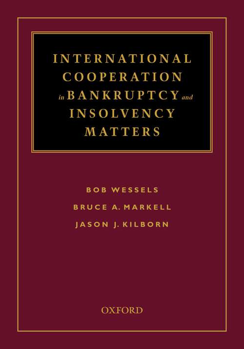 Book cover of International Cooperation in Bankruptcy and Insolvency Matters