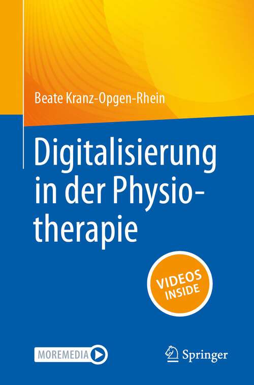 Book cover of Digitalisierung in der Physiotherapie (2024)