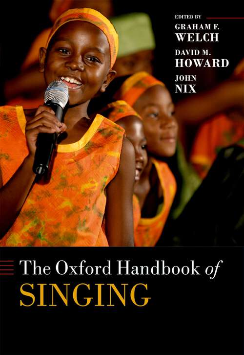 Book cover of The Oxford Handbook of Singing (Oxford Library of Psychology)