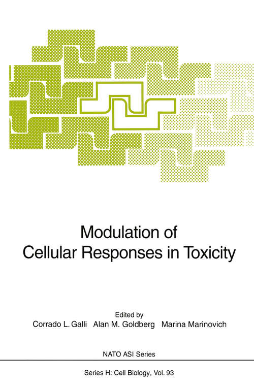 Book cover of Modulation of Cellular Responses in Toxicity (1995) (Nato ASI Subseries H: #93)