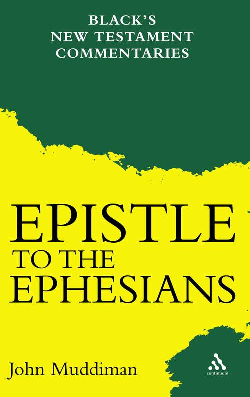 Book cover of The Epistle to the Ephesians