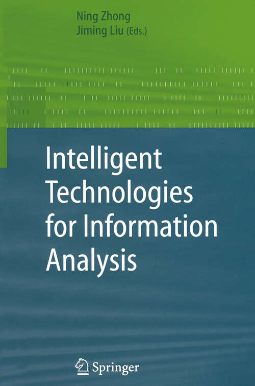 Book cover of Intelligent Technologies for Information Analysis (2004)