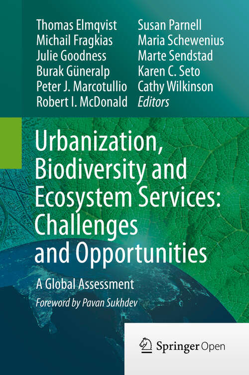 Book cover of Urbanization, Biodiversity and Ecosystem Services: A Global Assessment (2013)