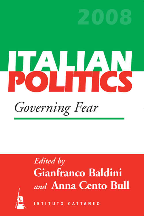 Book cover of Governing Fear (Italian Politics #24)