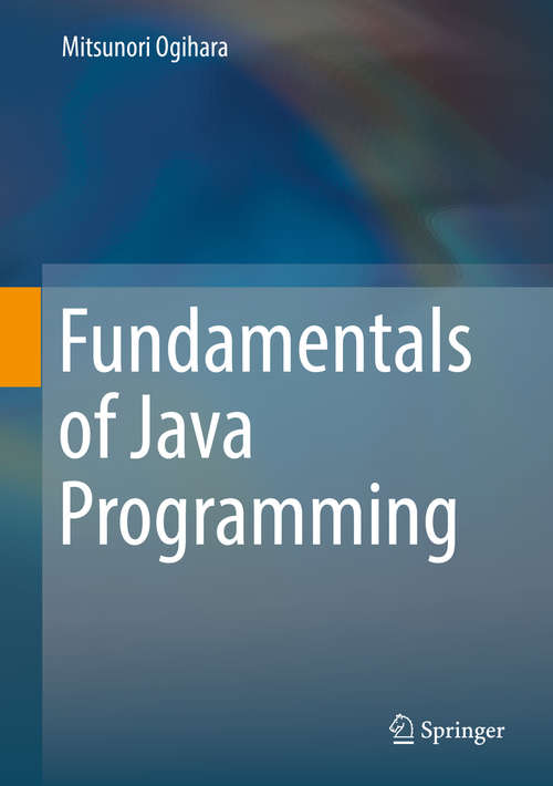 Book cover of Fundamentals of Java Programming