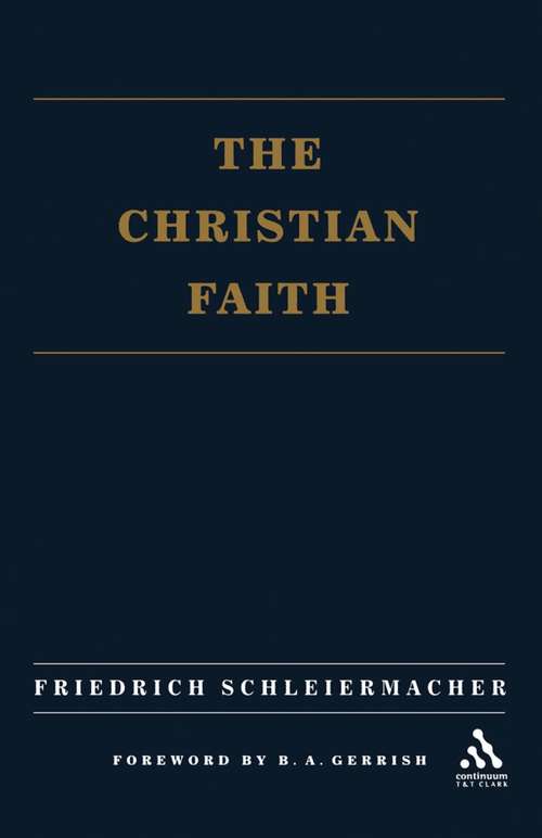 Book cover of The Christian Faith