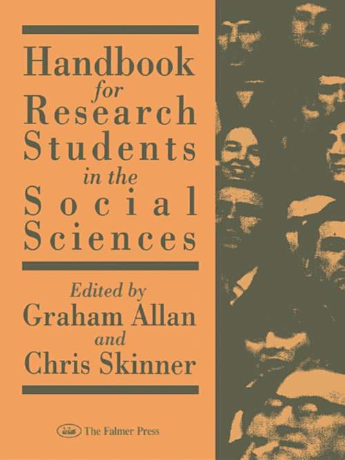 Book cover of Handbk Research Stud Socl Sci