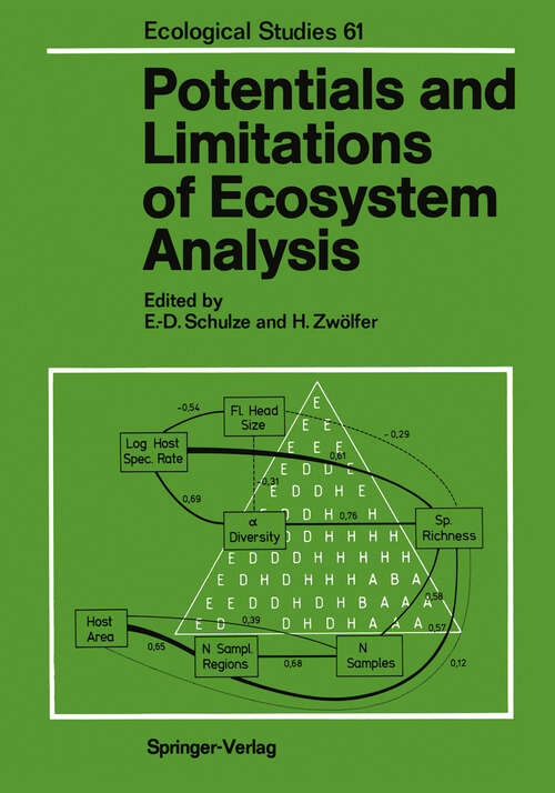 Book cover of Potentials and Limitations of Ecosystem Analysis (1987) (Ecological Studies #61)
