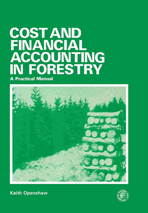 Book cover of Cost and Financial Accounting in Forestry: A Practical Manual