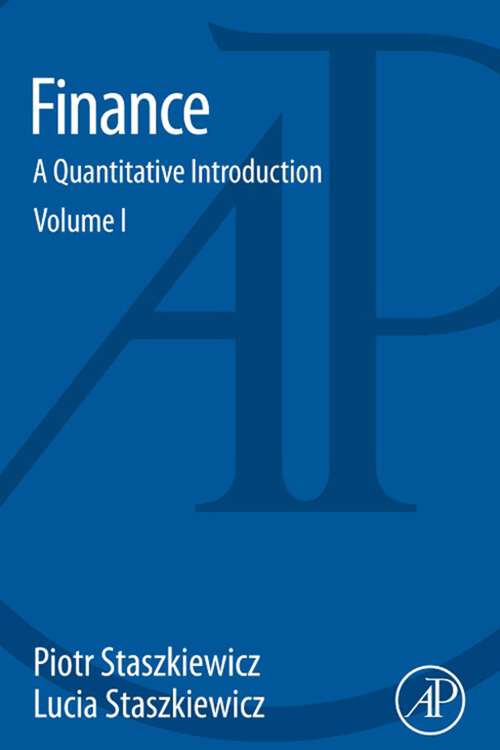 Book cover of Finance: A Quantitative Introduction