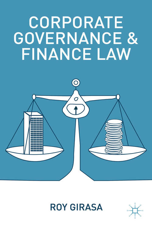 Book cover of Corporate Governance and Finance Law (2013) (Asia Today)