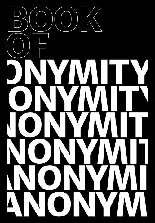 Book cover of Book of Anonymity
