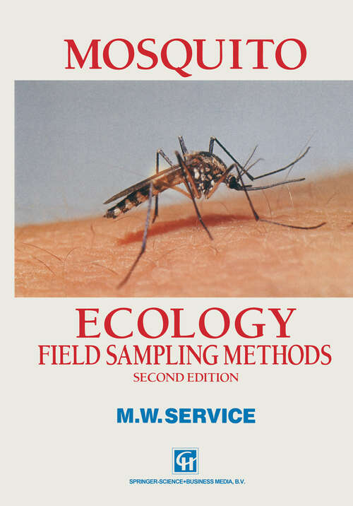 Book cover of Mosquito Ecology: Field sampling methods (2nd ed. 1993)