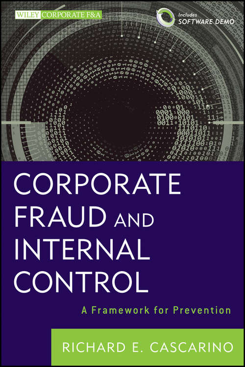 Book cover of Corporate Fraud and Internal Control: A Framework for Prevention (Wiley Corporate F&A)