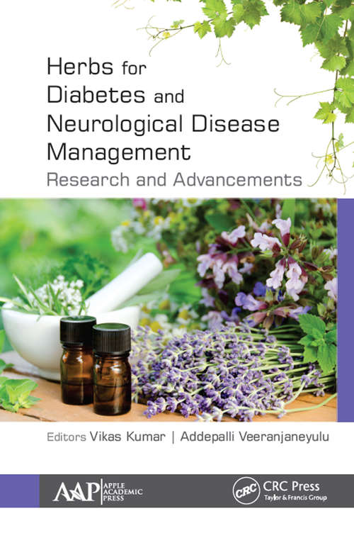 Book cover of Herbs for Diabetes and Neurological Disease Management: Research and Advancements