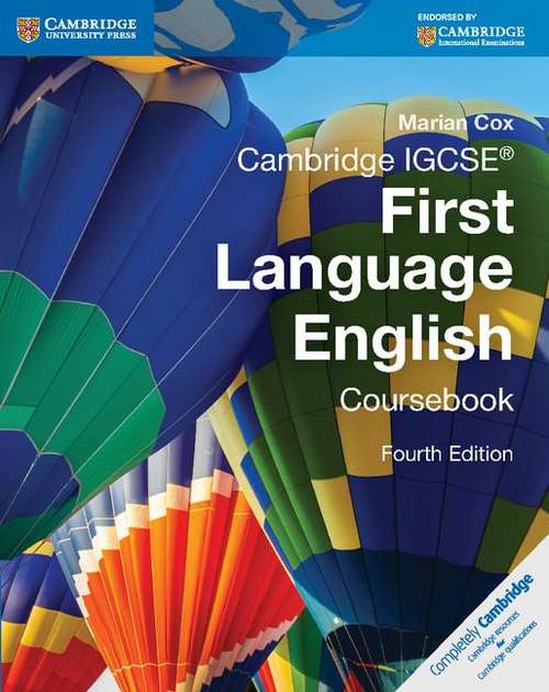 Book cover of Cambridge IGCSE® First Language English Coursebook, 4th Edition (PDF)