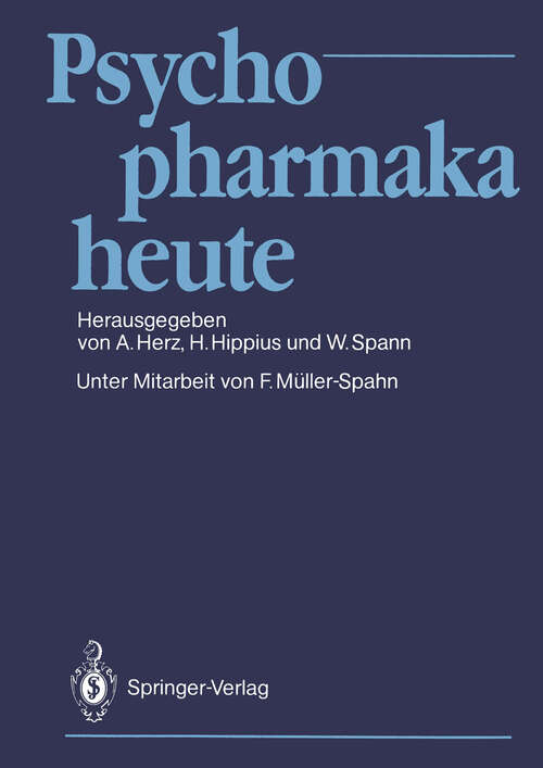 Book cover of Psychopharmaka heute (1990)