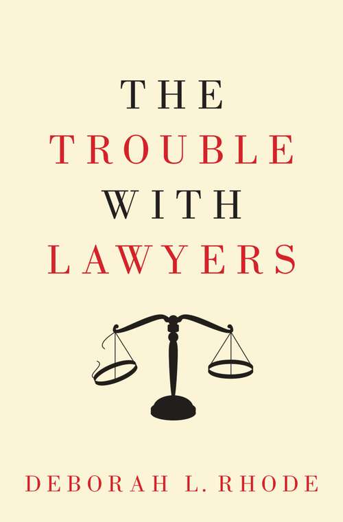 Book cover of The Trouble with Lawyers