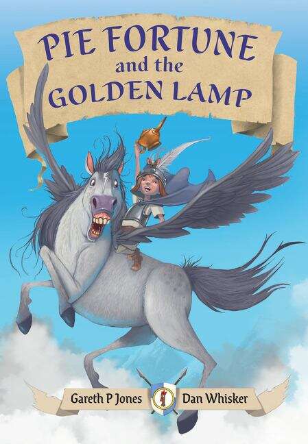 Book cover of Big Cat for Little Wandle Fluency — PIE FORTUNE AND THE GOLDEN LAMP: Fluency 10