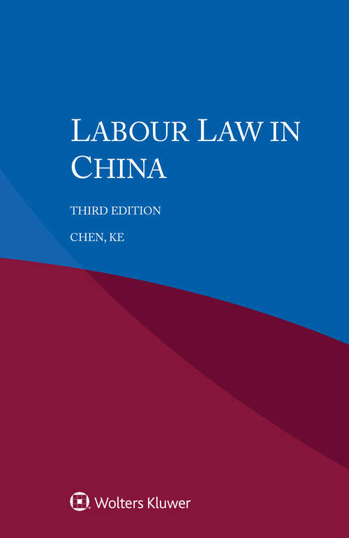 Book cover of Labour Law in China (3)