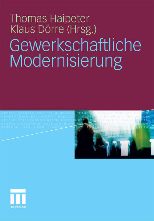 Book cover of Gewerkschaftliche Modernisierung (2011)