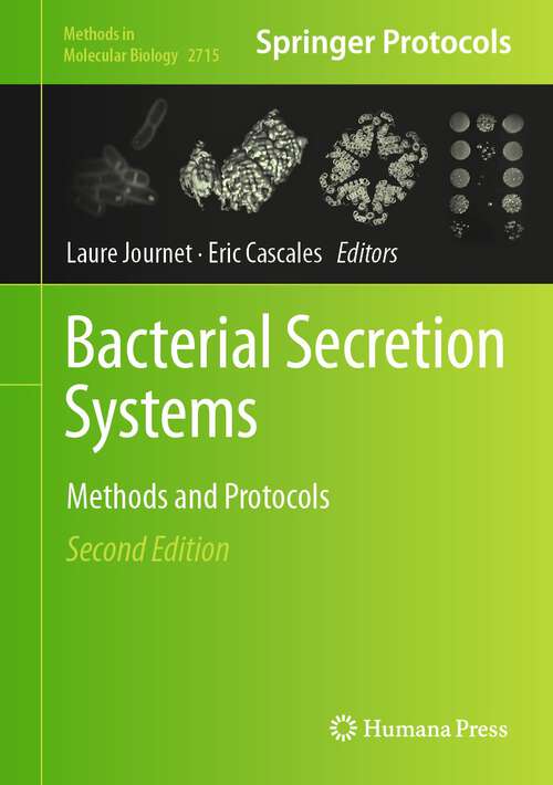 Book cover of Bacterial Secretion Systems: Methods and Protocols (2nd ed. 2024) (Methods in Molecular Biology #2715)