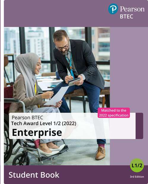 Book cover of BTEC Tech Award 2022 Enterprise Student Book (3) (BTEC Tech Award Enterprise)