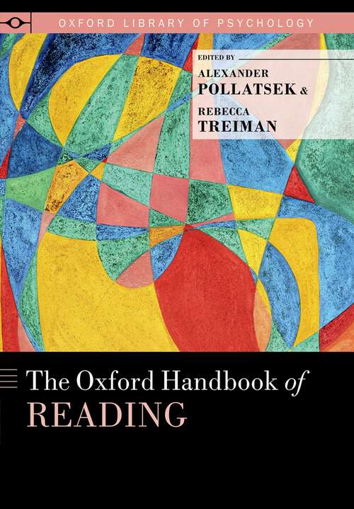 Book cover of The Oxford Handbook of Reading (Oxford Library of Psychology)