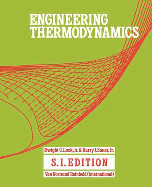 Book cover of Engineering Thermodynamics: SI Edition (2nd ed. 1988)