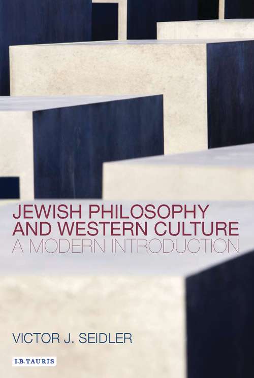Book cover of Jewish Philosophy and Western Culture: A Modern Introduction