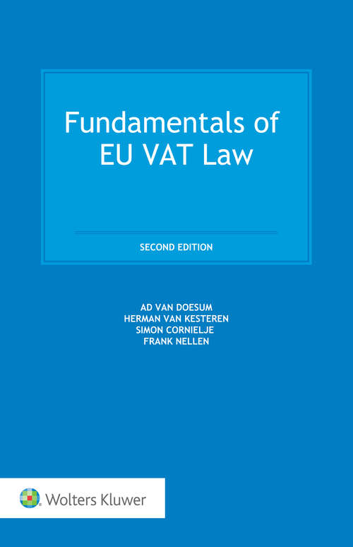 Book cover of Fundamentals of EU VAT Law (2)