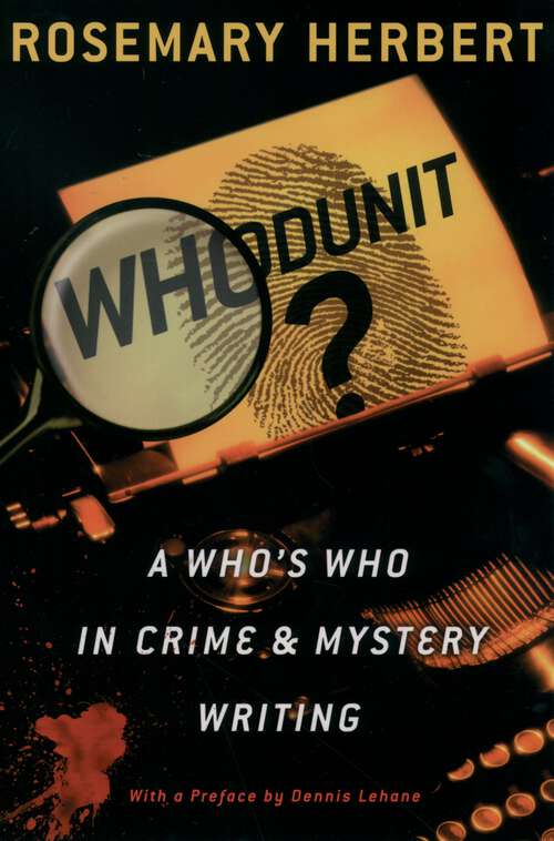 Book cover of Whodunit?: A Who's Who In Crime And Mystery Writing