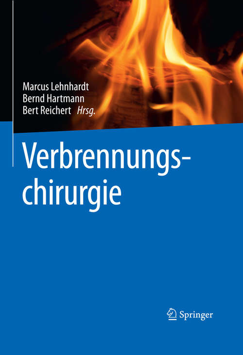 Book cover of Verbrennungschirurgie (1. Aufl. 2016)