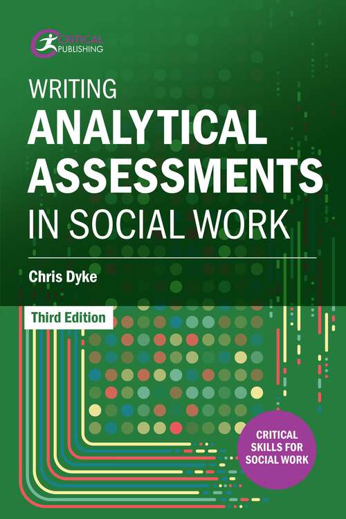 Book cover of Writing Analytical Assessments In Social Work (3)