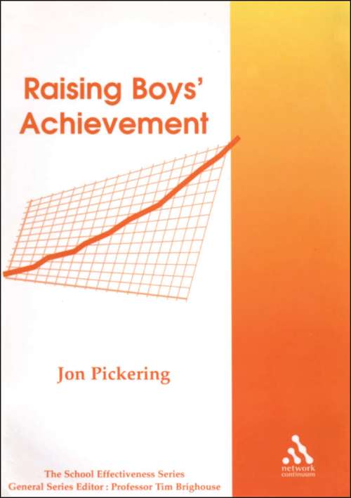Book cover of Raising Boys' Achievement