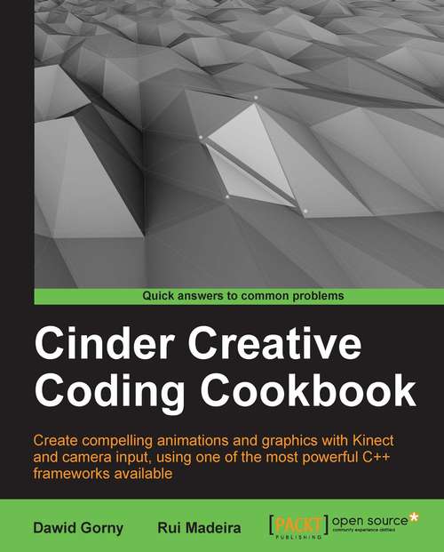 Book cover of Cinder Creative Coding Cookbook