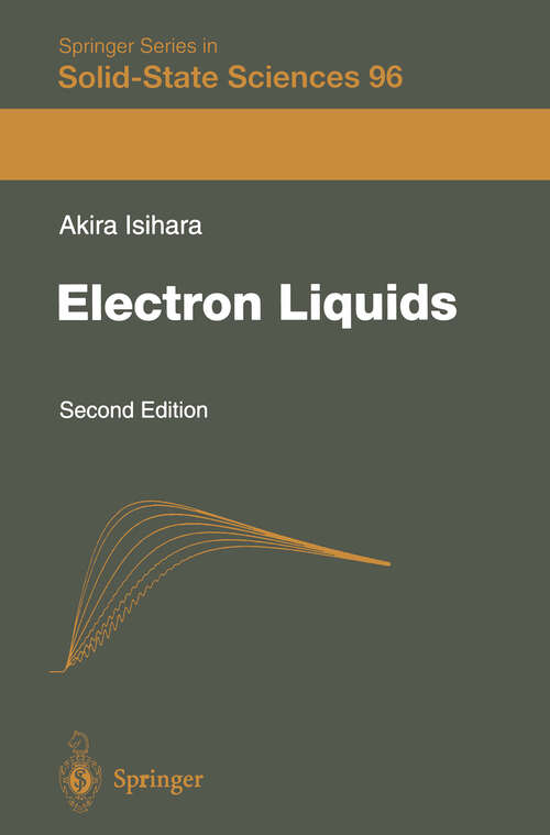 Book cover of Electron Liquids (2nd ed. 1998) (Springer Series in Solid-State Sciences #96)