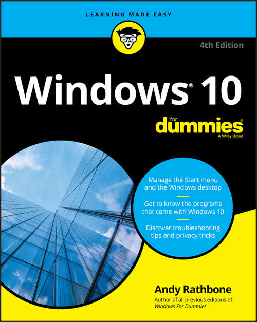 Book cover of Windows 10 For Dummies (4)