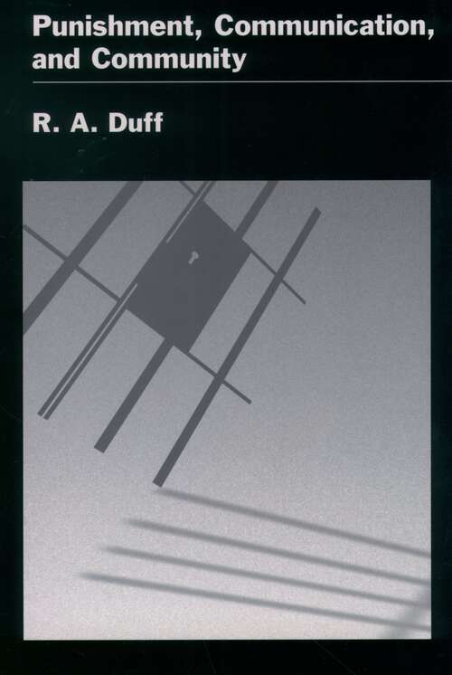 Book cover of Punishment, Communication, and Community (Studies in Crime and Public Policy)